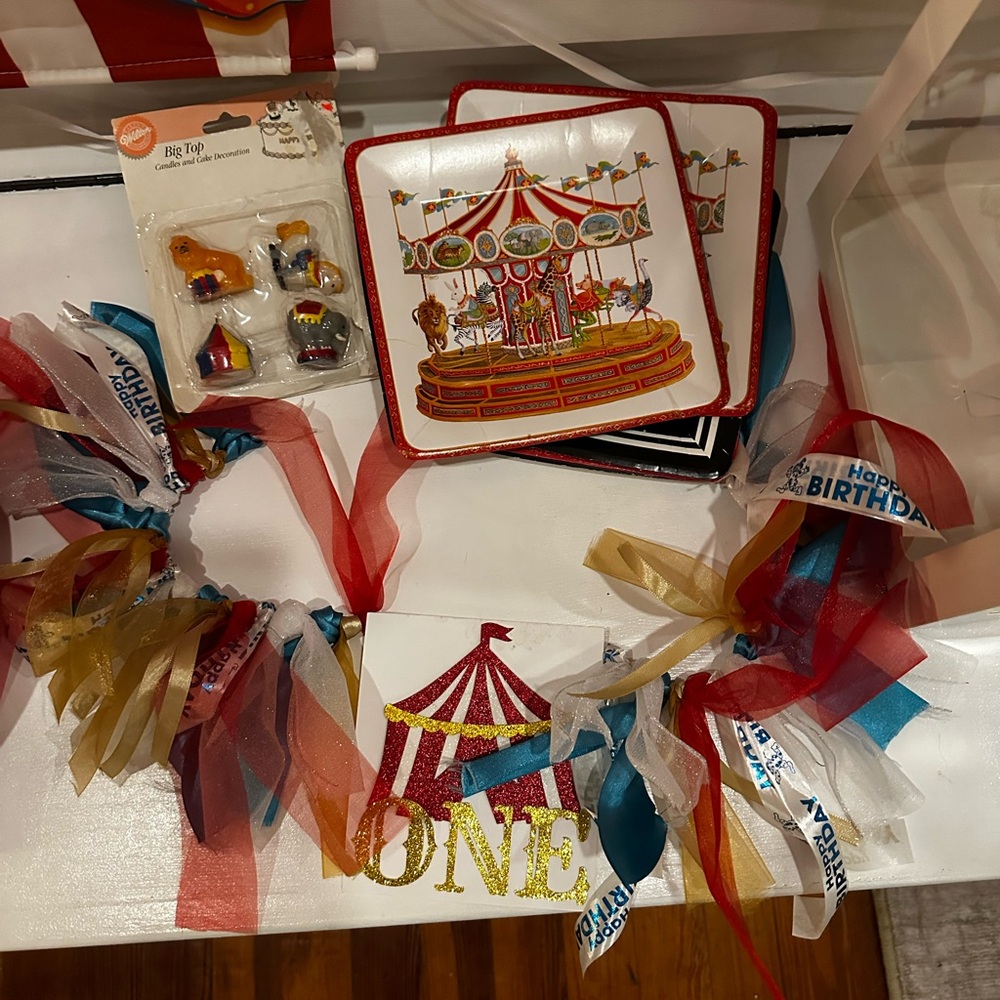 Carnival Party/ Circus of One Birthday Decorations. First Birthday